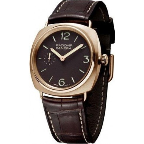 Panerai Radiomir Oro Rosso Brown Dial 18kt Rose Gold Brown Leather Men's Watch PAM00336 watches