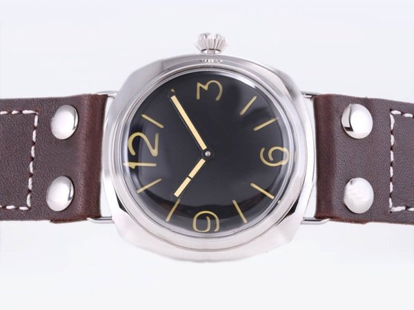 Panerai Radiomir PAM00231 Black Dial Manual Winding Stainless Steel Bezel Watch watches
