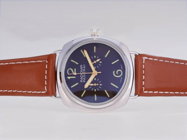Panerai Radiomir PAM369 Brown Crocodile Leather Strap Midsize 44mm Watch watches