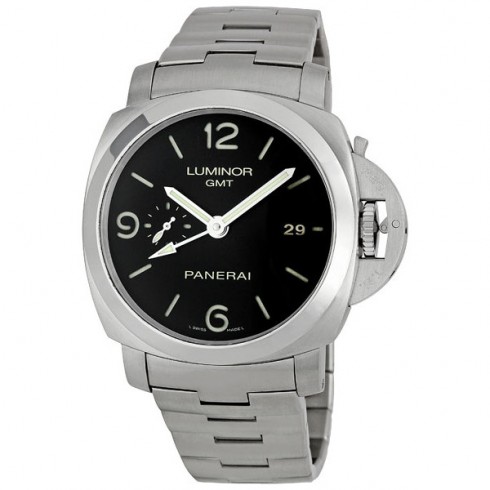 Panerai Steel Luminor 1950 GMT Watch PAM00329 watches