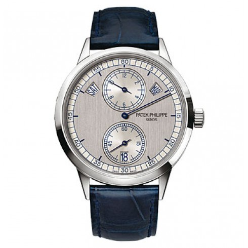 Patek Complications Silver Dial 18K White Gold Automatic Men's Watch 5235G-001 watches