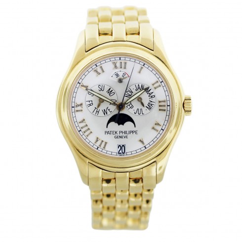 Patek Philippe Annual Calendar Moonphase White Dial Gold Stainless Steel Automatic Unisex Watch 5036-1J watches