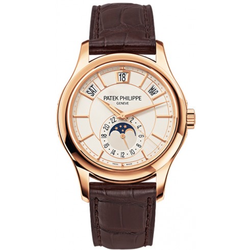 Patek Philippe Annual Calendar Opaline White Dial Men's Watch 5205R-001 watches