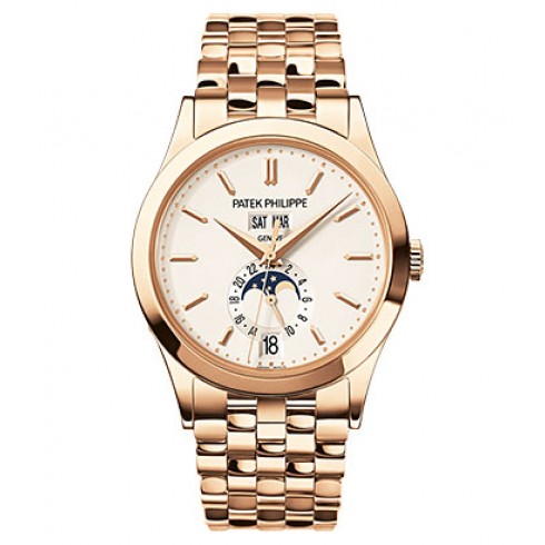 Patek Philippe Annual Calendar Silver Dial 18kt Rose Gold Men's Watch 5396-1R-010 watches
