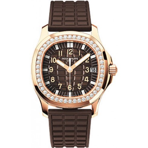 Patek Philippe Aquanaut Luce 18kt Rose Gold Diamond Case Automatic Ladies Watch 5068R watches