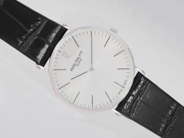 Patek Philippe Calatrava 2599 Mens Stainless Steel Bezel Quartz Watch watches