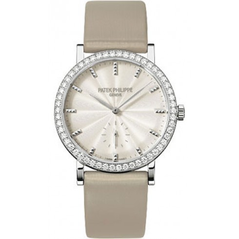 Patek Philippe Calatrava Cream Dial 18kt White Gold Ladies Watch 7120G watches