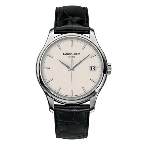 Patek Philippe Calatrava Mechanical Ivory Dial Leather Men's Watch 5227G-001 watches