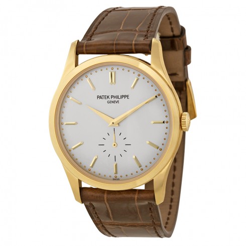 Patek Philippe Calatrava Mechanical Opaline White Dial Men's Watch 5196J-001 watches