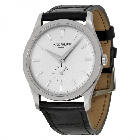 Patek Philippe Calatrava Silver Dial 18 kt White Gold Men's Watch 5196G/001 watches