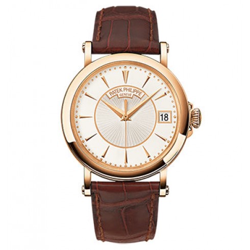 Patek Philippe Calatrava Silvery Opaline Dial 18K Rose Gold Men's Watch 5153R watches