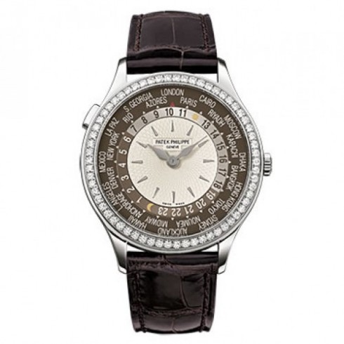 Patek Philippe Complication Mechanical Ivory and Brown Dial Men's Watch 7130G-010 watches