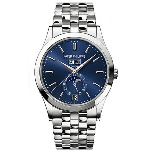 Patek Philippe Complications Blue Dial 18k White Gold Men's Watch 5396-1G watches