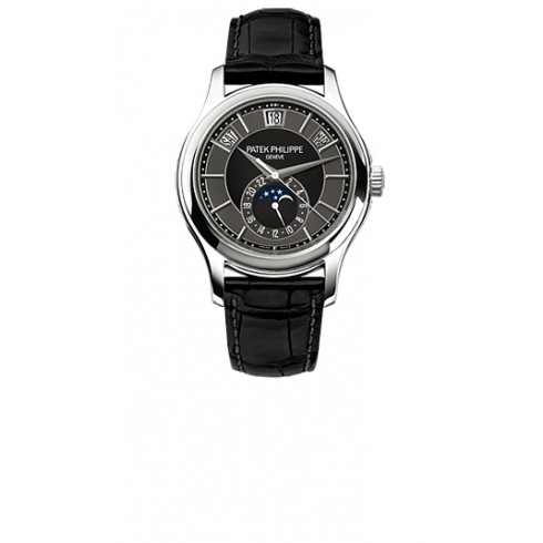 Patek Philippe Complications Mechanical Black and Grey Dial Men's Watch 5205G-010 watches