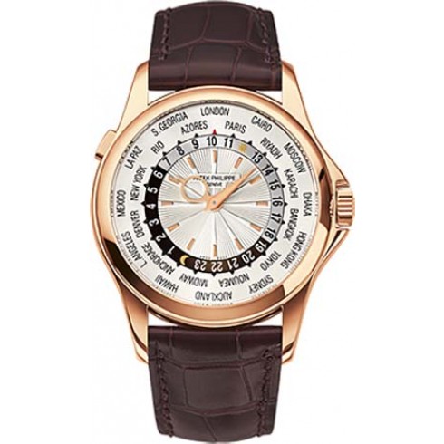 Patek Philippe Complications Mechanical Silver Dial Leather Men's Watch 5130R-018 watches