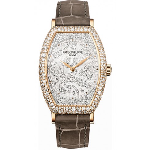 Patek Philippe Gondolo Mechanical Gold and Diamond Dial Ladies Watch 7099R-001 watches