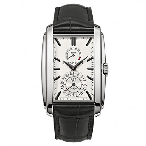 Patek Philippe Gondolo Silver White Dial 18K White Gold Men's Watch 5200G-010 watches