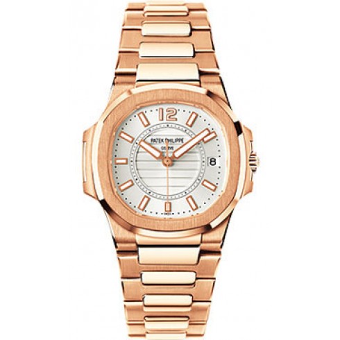 Replica Patek Philippe Silvery White Dial Stainless Steel Men's Watch 7011/1R-001 Watch