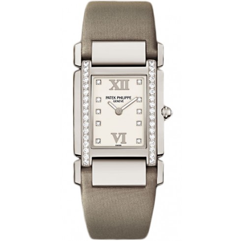 Patek Philippe Twenty 4 Diamond White Dial White Gold Ladies Watch 4920G/010 watches