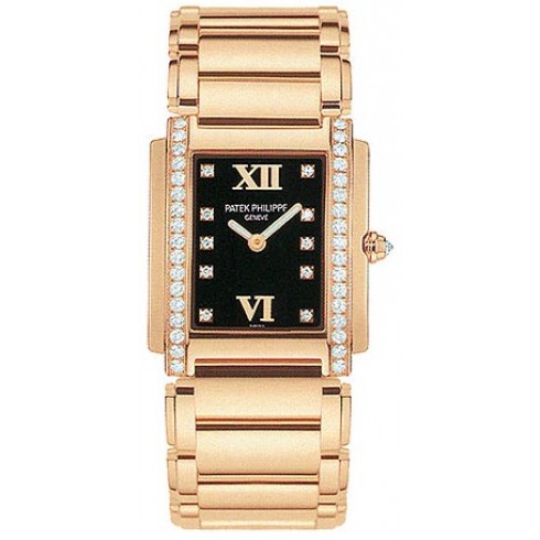 Replica Patek Philippe Twenty~4 18kt Rose Gold Diamond Ladies Watch 4910-11R Watch