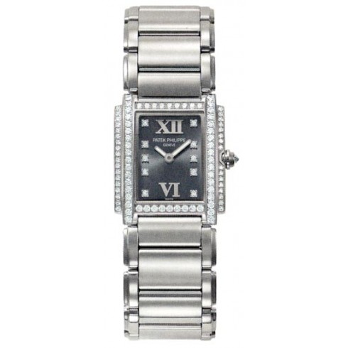 Patek Philippe Twenty-4 18kt White Gold Diamond Ladies Watch 4908-200G watches