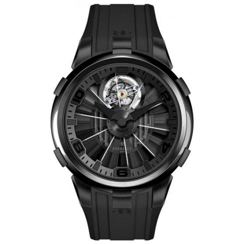Perrelet Tourbillon Black Dial Automatic Men's Watch A1080-1 watches