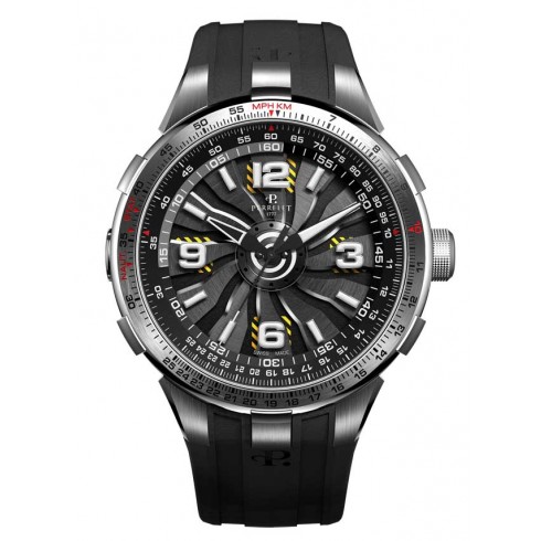 Perrelet Turbine Pilot Titanium Dial Automatic Men's Watch A1085-1 watches