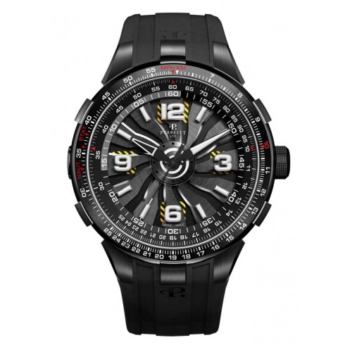 Perrelet Turbine Pilot Titanium Dial Automatic Men's Watch A1086-1 watches