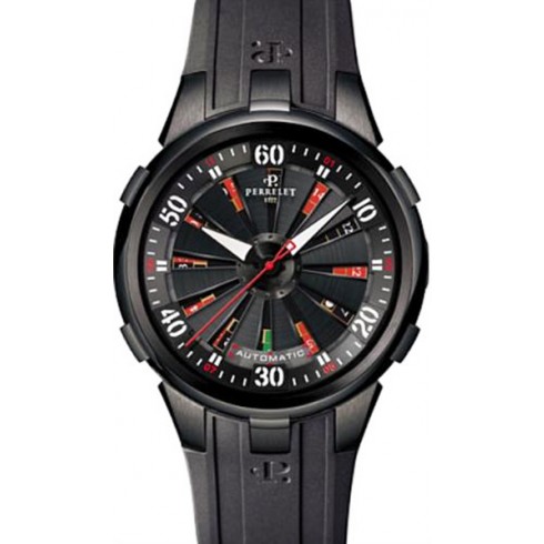 Perrelet Turbine XL Roulette Automatic Men's Watch A4054-1 watches