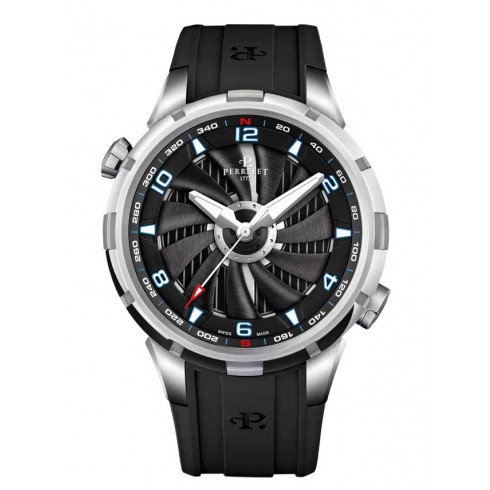 Perrelet Turbine Yacht Black Dial Automatic Men's Watch A1066-4 watches