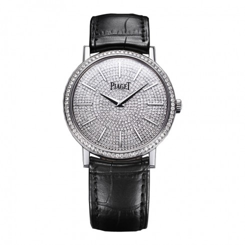 Piaget Altiplano Diamond Pave 18K White Gold Men's Watch GOA36129 watches