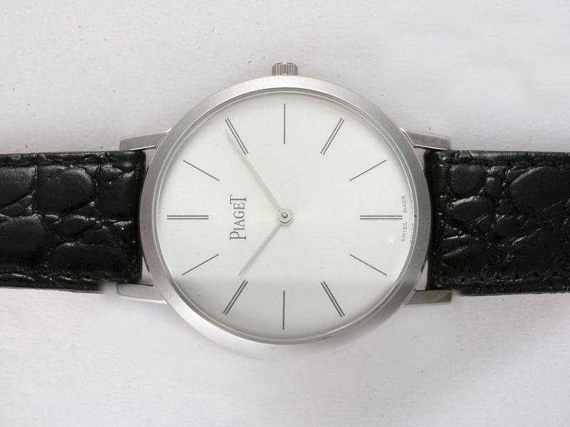 Piaget Altiplano G0A29112 Black Cow Leather Strap 36mm Mens Watch watches