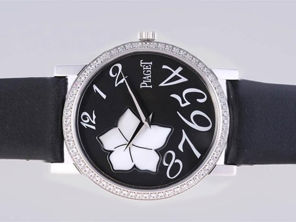 Piaget Altiplano G0A32077 Stainless Steel Case Round Black Dial Watch watches