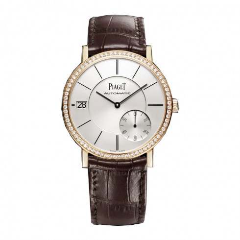 Piaget Altiplano Silver Dial 18K Rose Gold Diamond Men's Watch G0A38139 watches