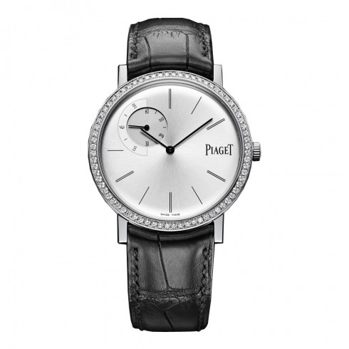 Piaget Altiplano silver Dial 18K White Gold Diamond Men's Watch GOA35118 watches