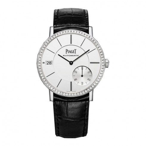 Piaget Altiplano Silvered Dial 18K White Gold Diamond Automatic Men's Wach GOA39138 watches