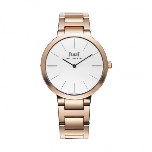 Piaget Altiplano White Dial 18K Rose Gold Automatic Ladies Watch G0A40105 watches