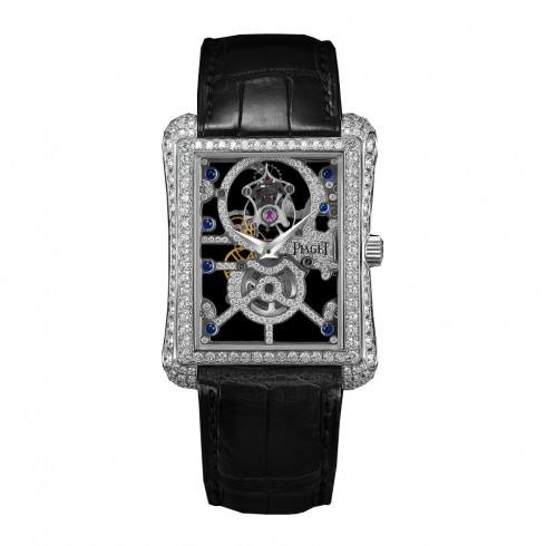 Piaget Emperador 18K White Gold Diamond Men's Watch GOA30037 watches