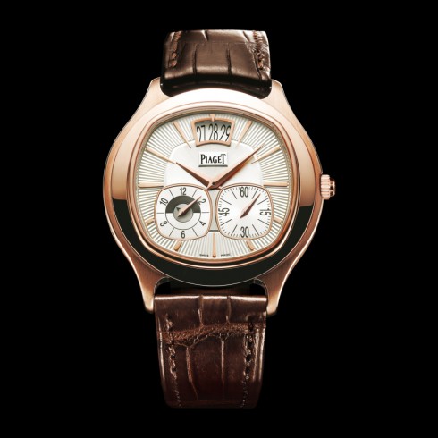Piaget Emperador Automatic Silver Dial Brown Leather Men's Watch G0A32017 watches