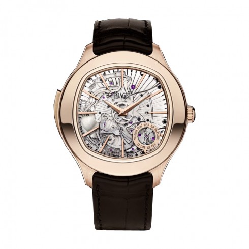 Piaget Emperador Skeleton Dial 18K Rose Gold Automatic Men's Watch GOA38019 watches