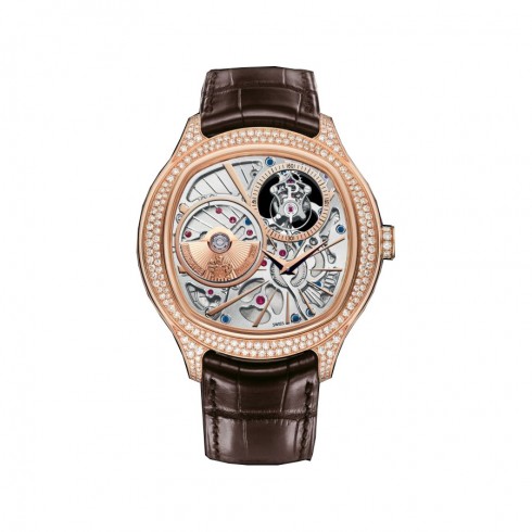 Piaget Emperador Skeleton Dial 18K Rose Gold Automatic Men's Watch G0A38058 watches