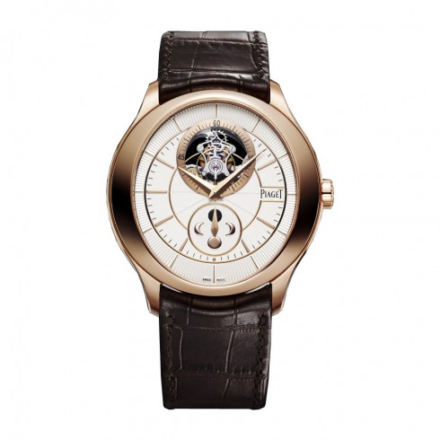 Piaget Gouverneur Silver Guilloche Dial 18K Rose Gold Men's Watch GOA37114 watches