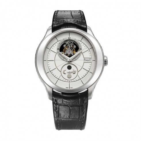 Piaget Gouverneur Silver Guilloche Dial 18K White Gold Men's Watch GOA38114 watches