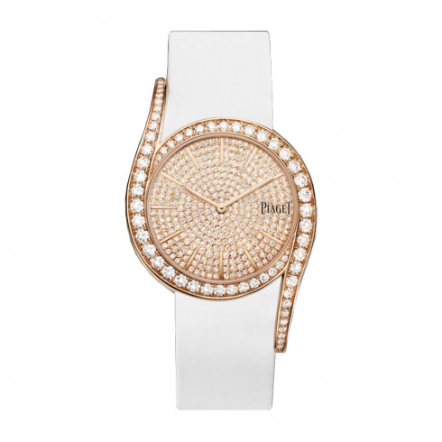 Piaget Limelight Gala Diamond Pave Dial 18K Rose Gold Ladies Watch GOA39163 watches
