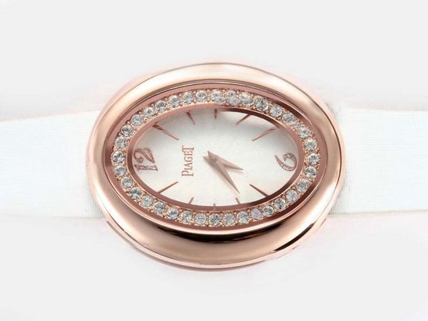 Piaget Limelight Oval-shaped G0A31059 Quartz White Dial 38x43mm Watch watches