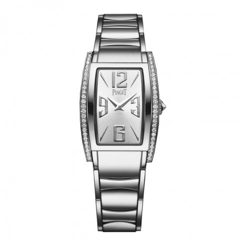 Piaget Limelight Silver Dial 18K White Gold Diamond Ladies Watch GOA36095 watches