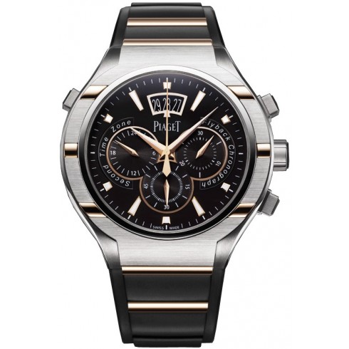Piaget Polo FortyFive Chronograph Black Dial Titanium Men's Watch G0A36002 watches