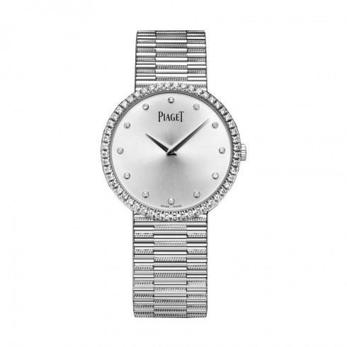 Piaget Traditional Silver Dial 18K White Gold Ladies Watch GOA37045 watches