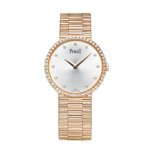 Piaget Traditional Silvered Dial Ladies Watch G0A37046 watches