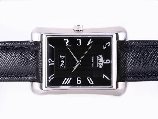 Piaget Upstream Upstream 2824 Mens Stainless Steel Case Rectangle Watch watches